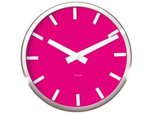 pink clock